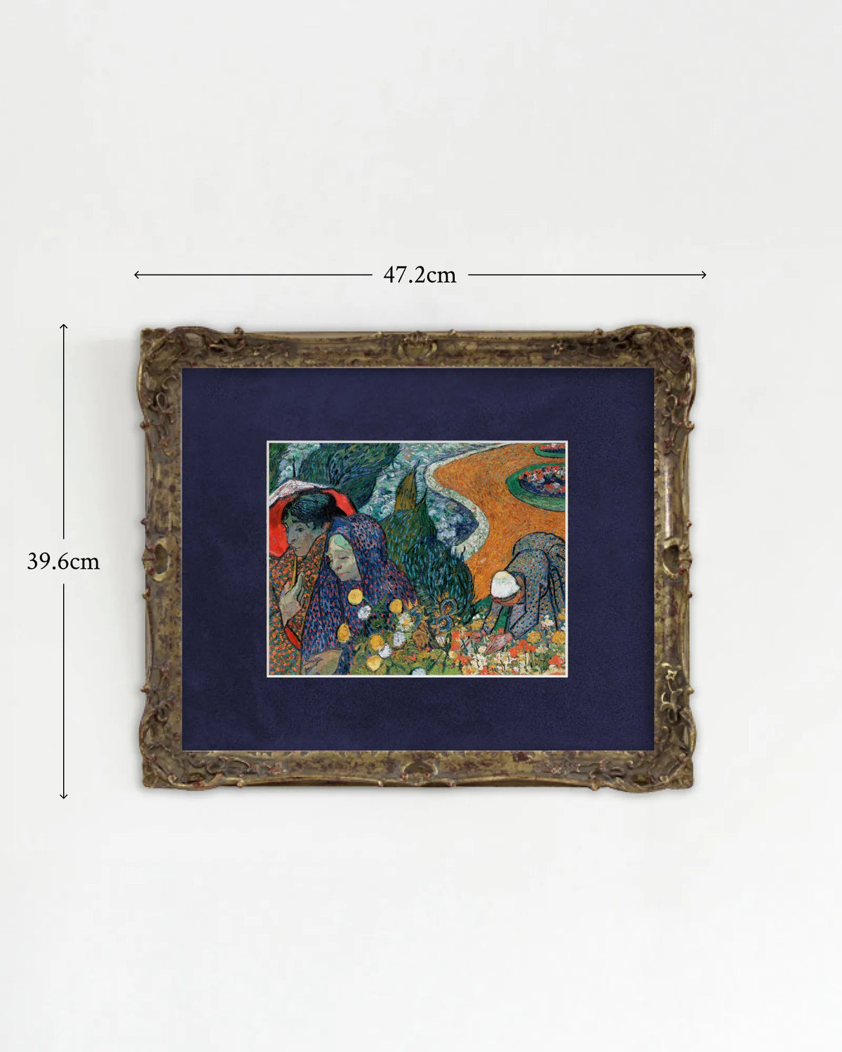 Vincent Willem van Gogh - "Souvenir du jardin à Etten (Femmes d'Arles)" Framed Art