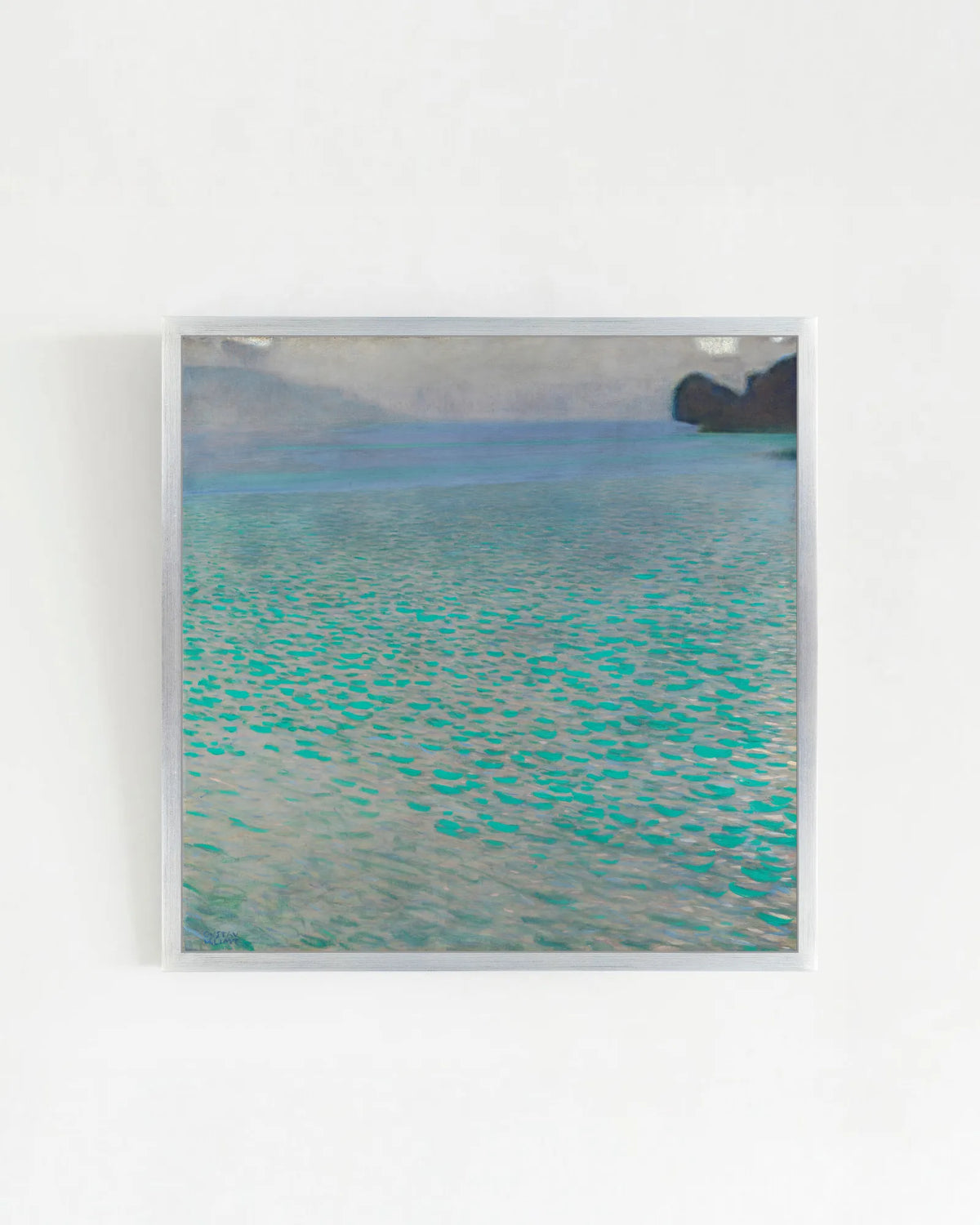 Gustav Klimt - "Attersee" Framed Art