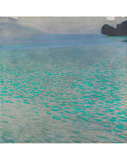 Gustav Klimt - "Attersee" Framed Art