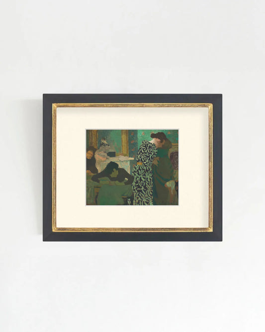 Édouard Vuillard - "The Flowered Dress" Framed Art
