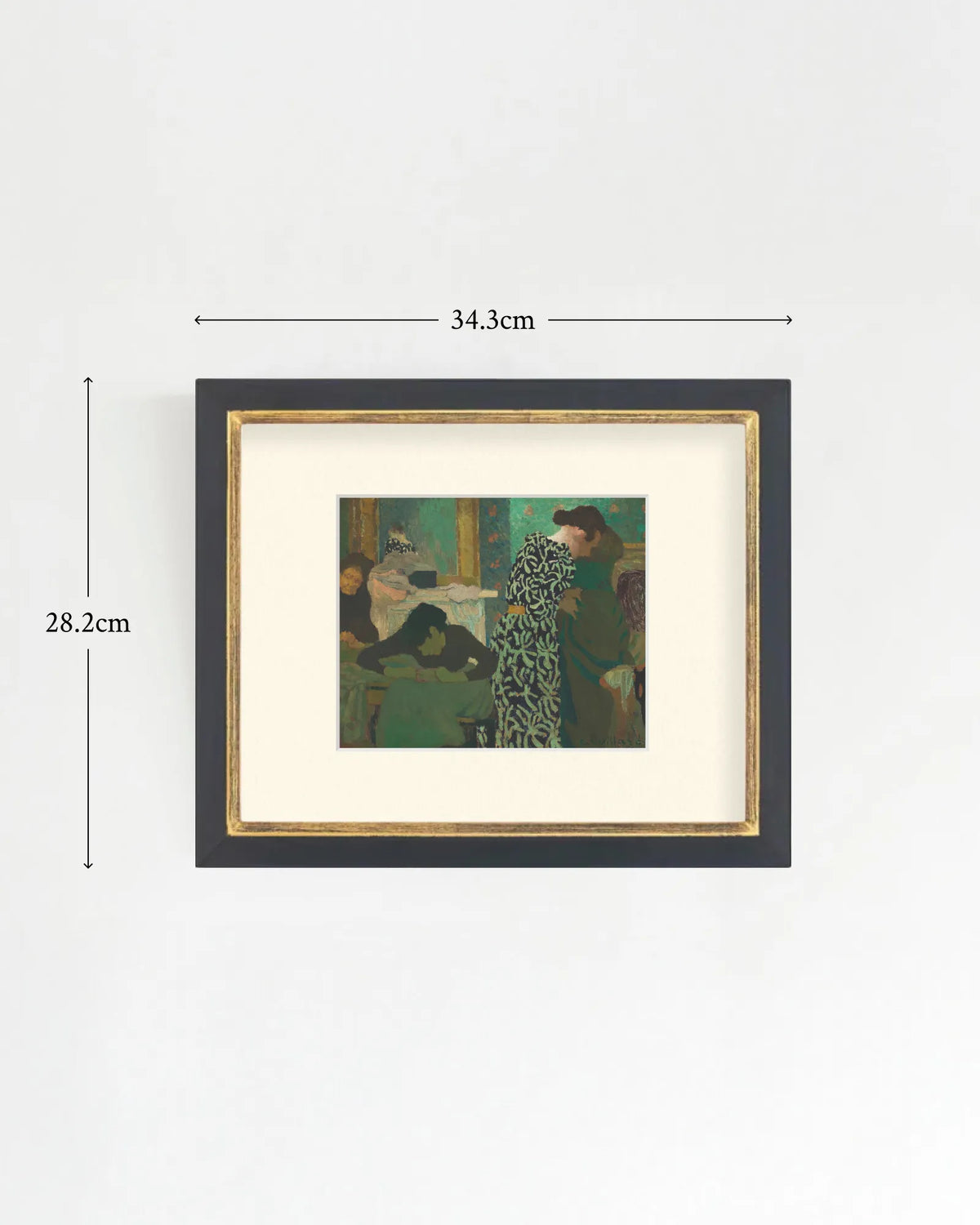 Édouard Vuillard - "The Flowered Dress" Framed Art