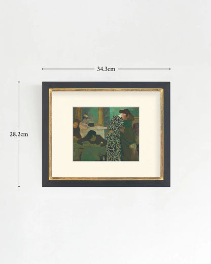 Édouard Vuillard - "The Flowered Dress" Framed Art