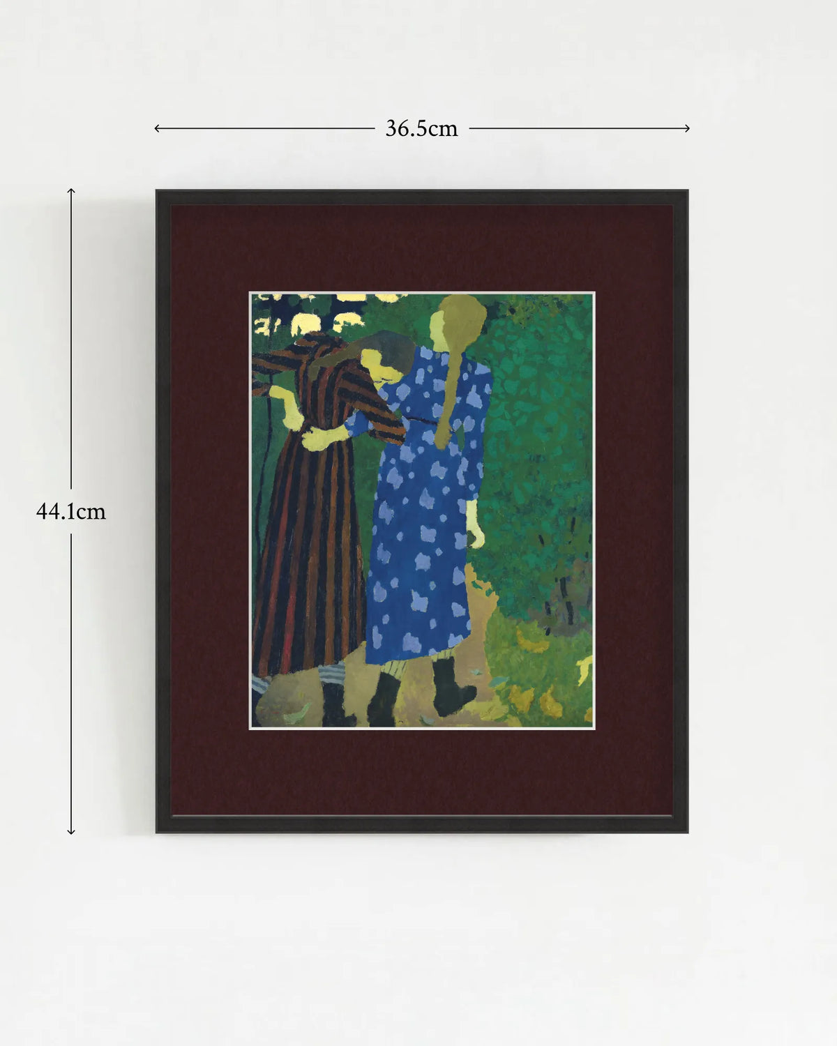 Édouard Vuillard - "Fillettes se promenant" Framed Art