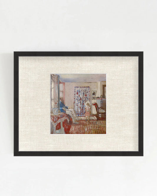Édouard Vuillard - "Le Peintre Ker-Xavier Roussel et sa fille" Framed Art