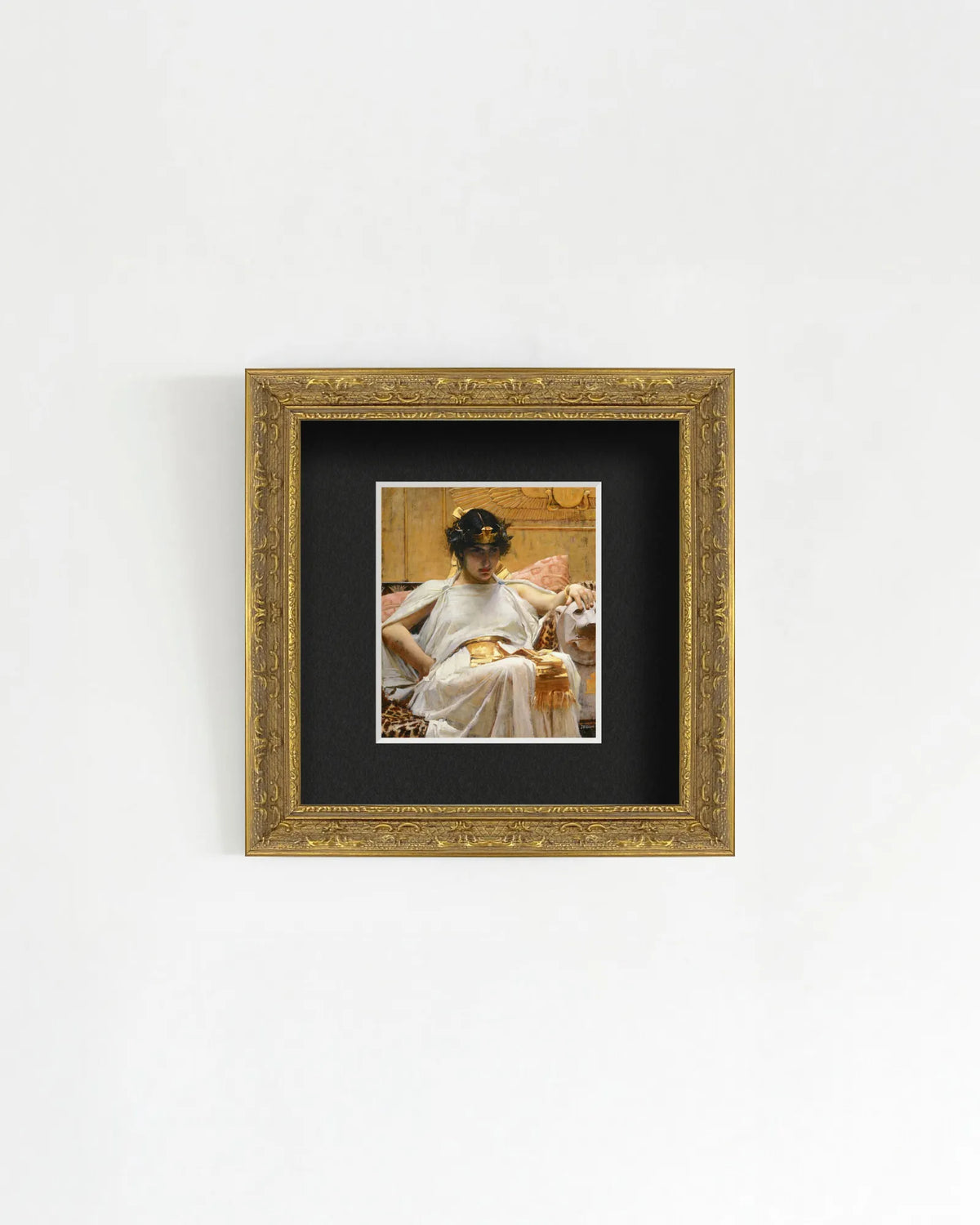 John William Waterhouse - "Cleopatra" Miniature Framed Art