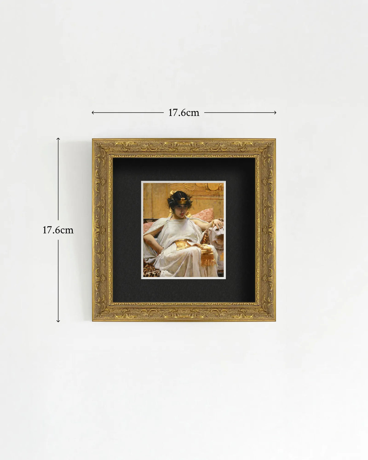 John William Waterhouse - "Cleopatra" Miniature Framed Art