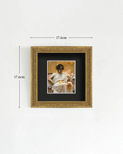 John William Waterhouse - "Cleopatra" Miniature Framed Art