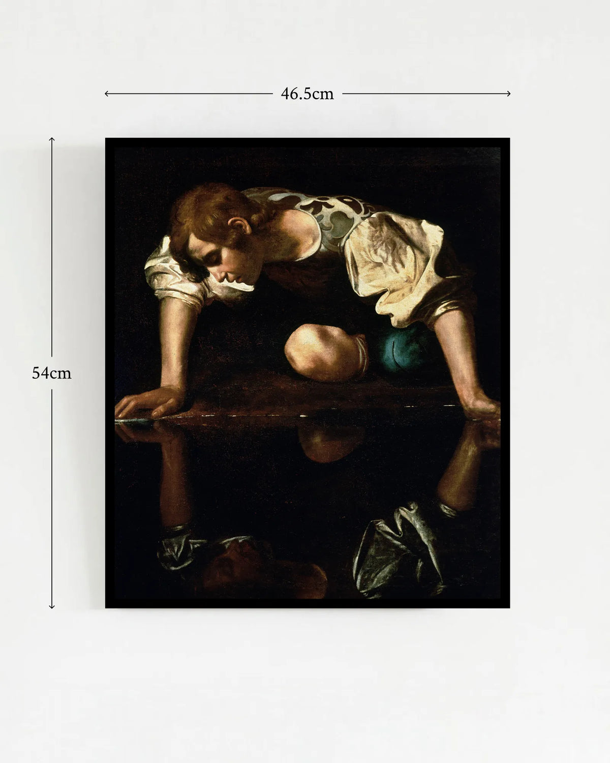 Caravaggio - "Narcissus" Framed Art