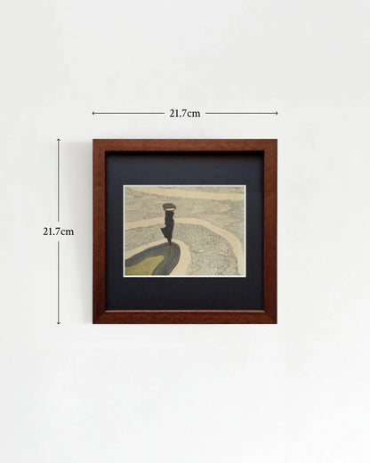Léon Spilliaert - "Woman at the Shoreline" Miniature Framed Art
