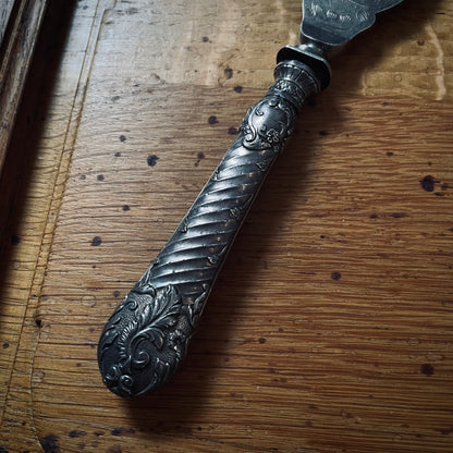 Engraved Fish Serving Knife – Late 19th Century, France