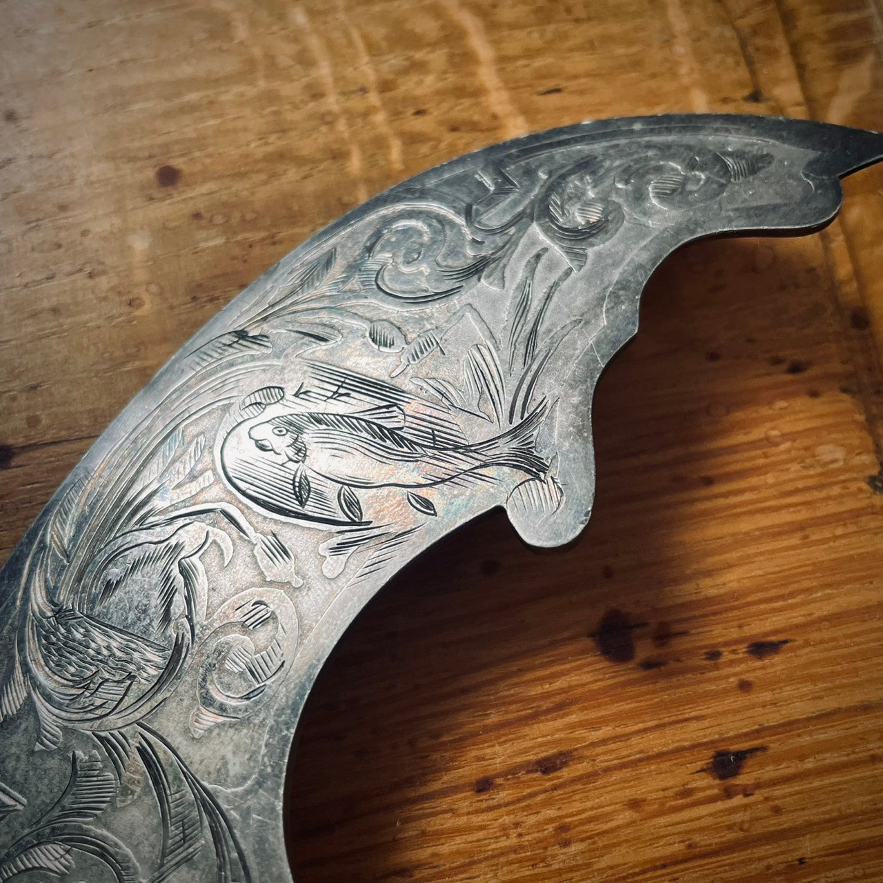 Engraved Fish Serving Knife – Late 19th Century, France