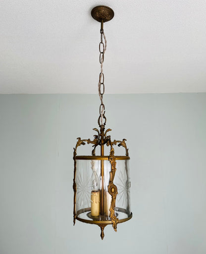 French Lantern Chandelier – Mid-20th Century