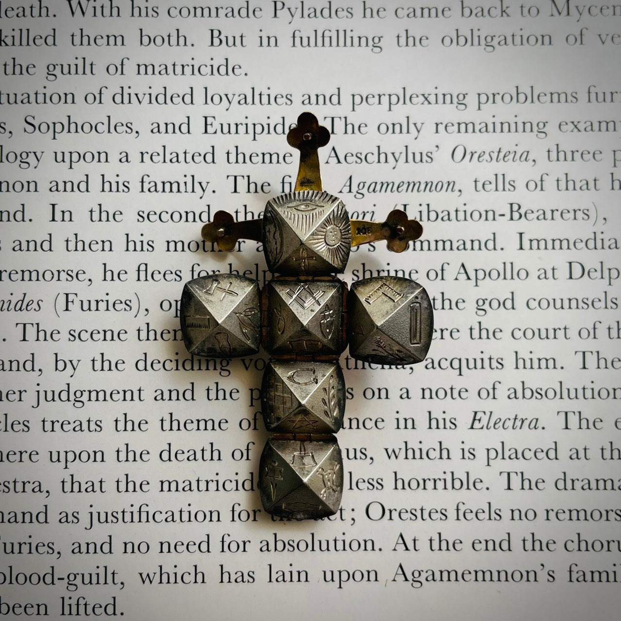 Masonic Orb Pendant – 1920s, England