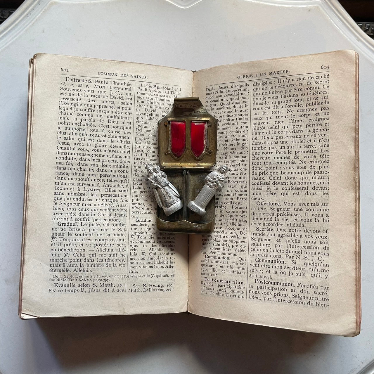 Miniature Saint Amulet – Early 20th Century, France