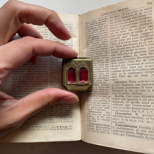 Miniature Saint Amulet – Early 20th Century, France