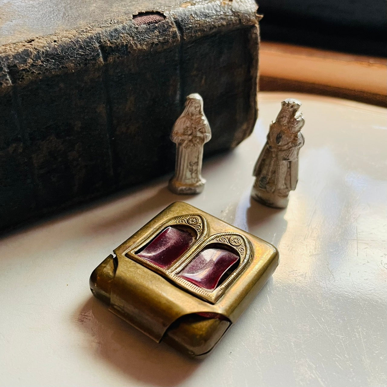Miniature Saint Amulet – Early 20th Century, France