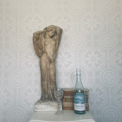 Art Nouveau Alabaster Marble Statue