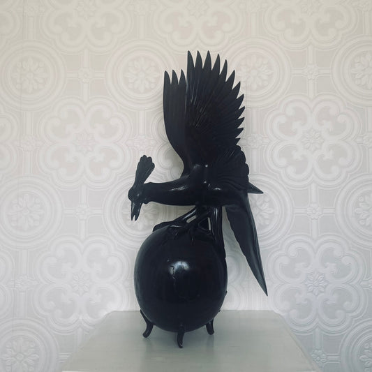 Carved Phoenix Sculpture