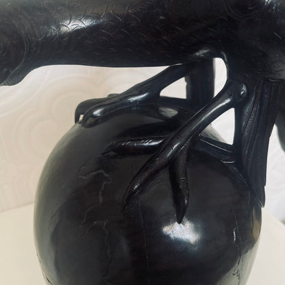 Carved Phoenix Sculpture