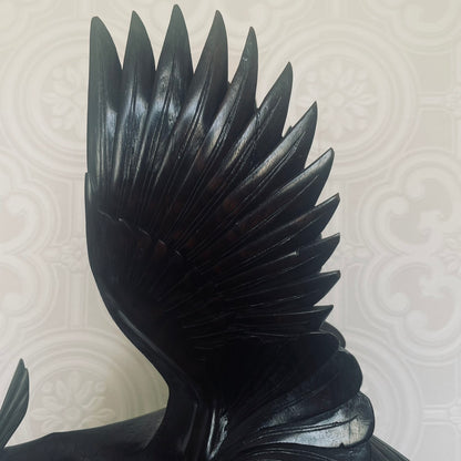 Carved Phoenix Sculpture