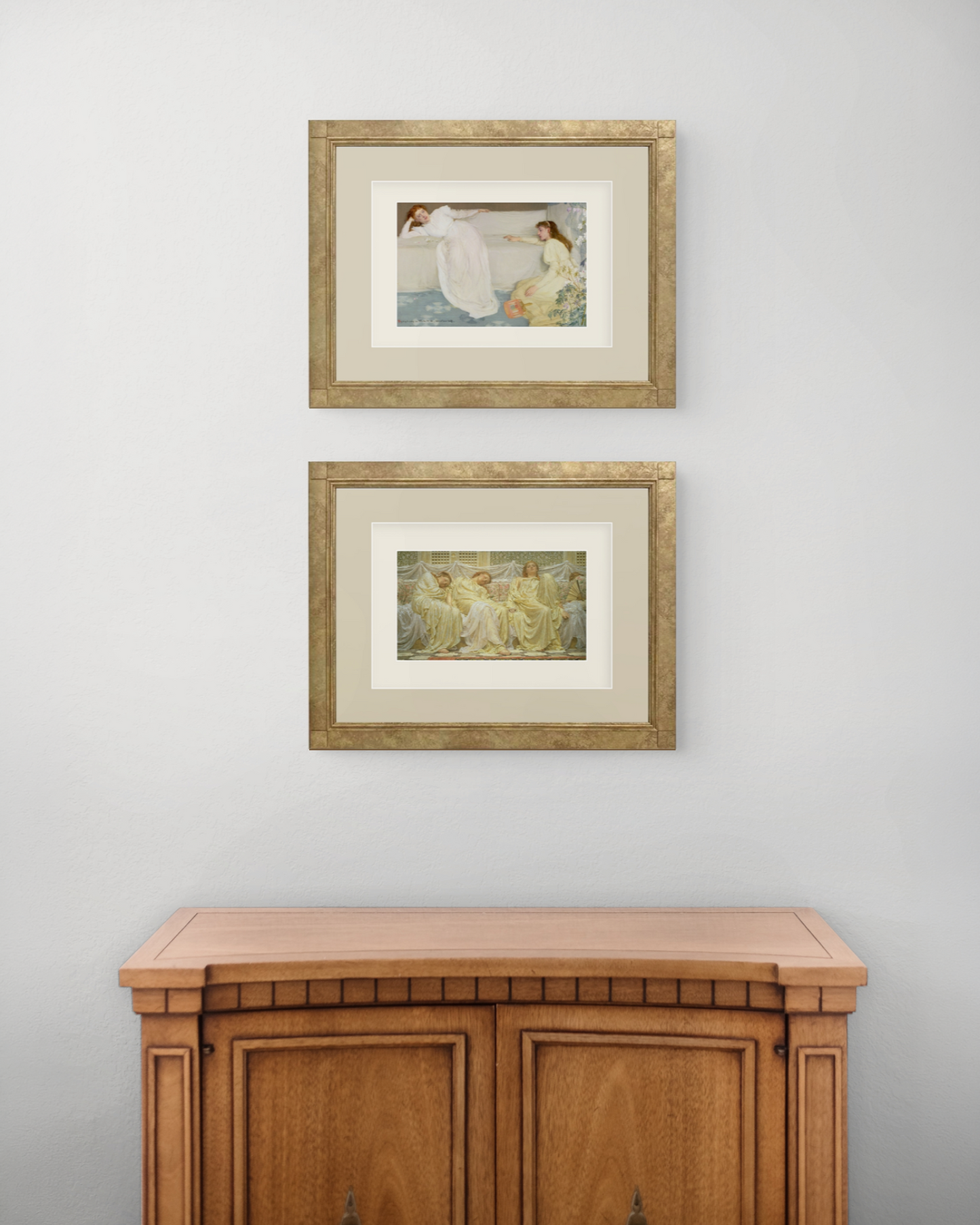 REVERIE-02 : Albert Joseph Moore - "Dreamers" Framed Art