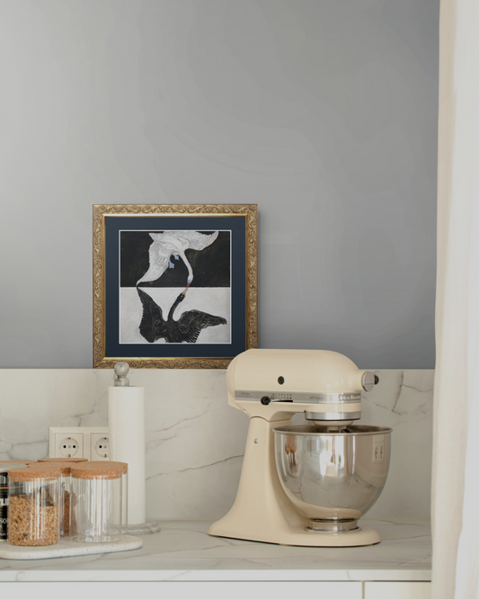 SILENCE-02: Hilma af Klint - "The Swan No. 1" Framed Art