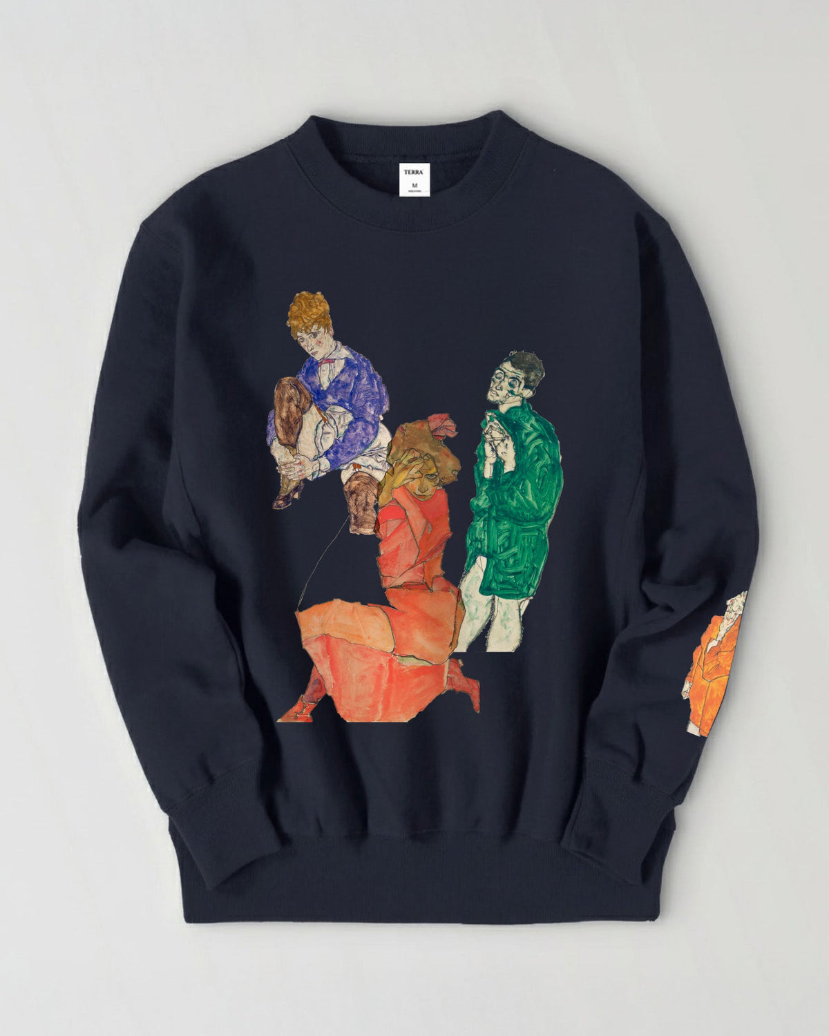 Egon Schiele navy image