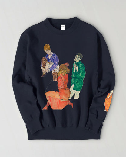 Egon Schiele navy image