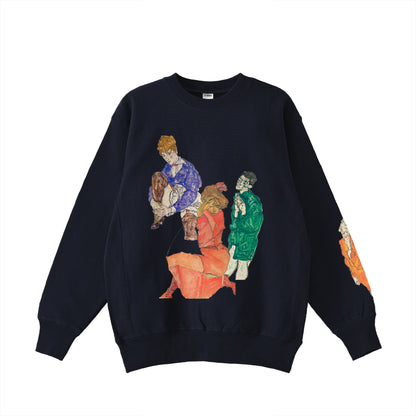 Egon Schiele navy image