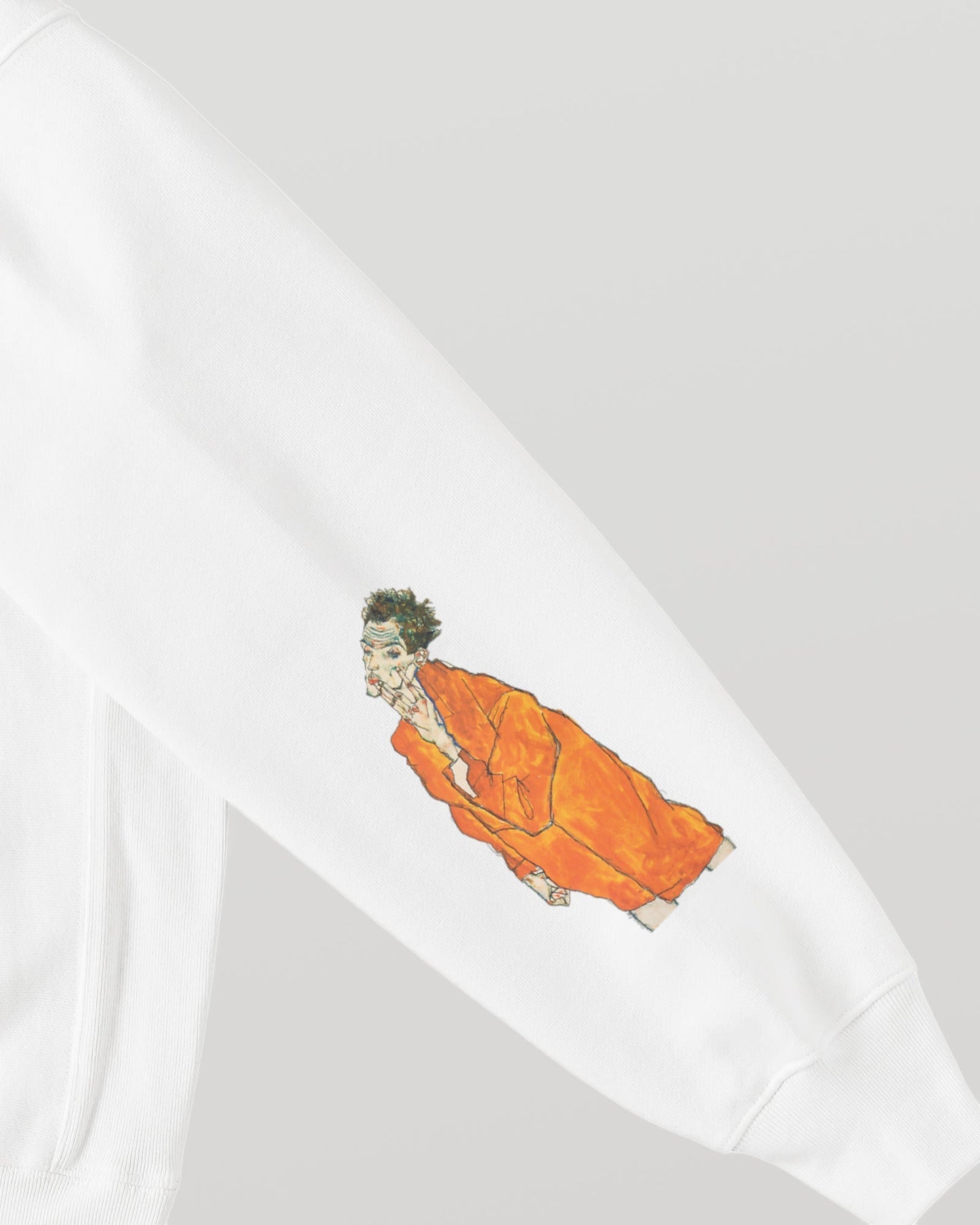 Egon Schiele white image