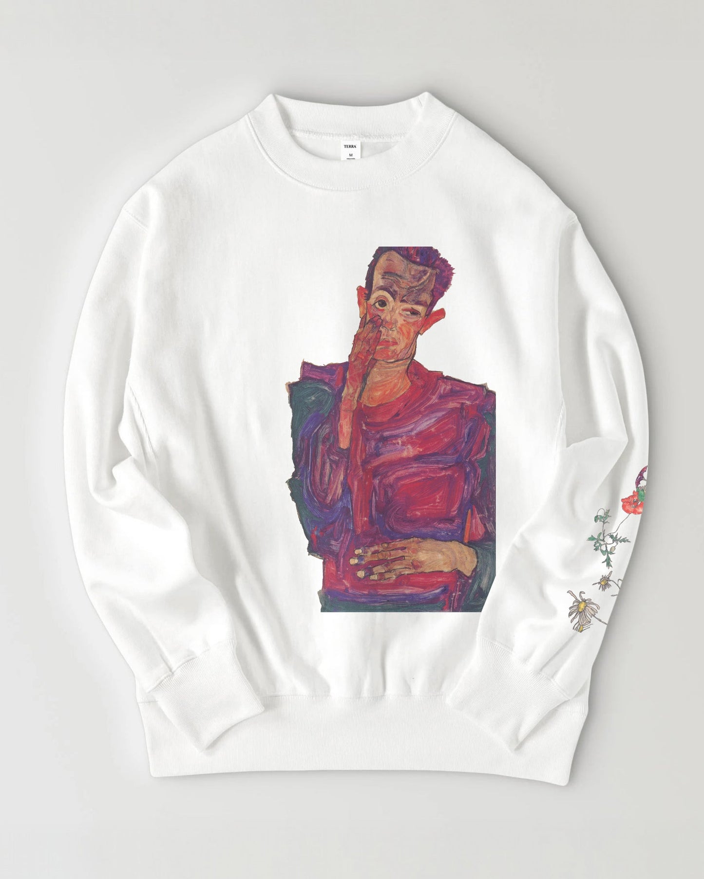 Egon Schiele white image