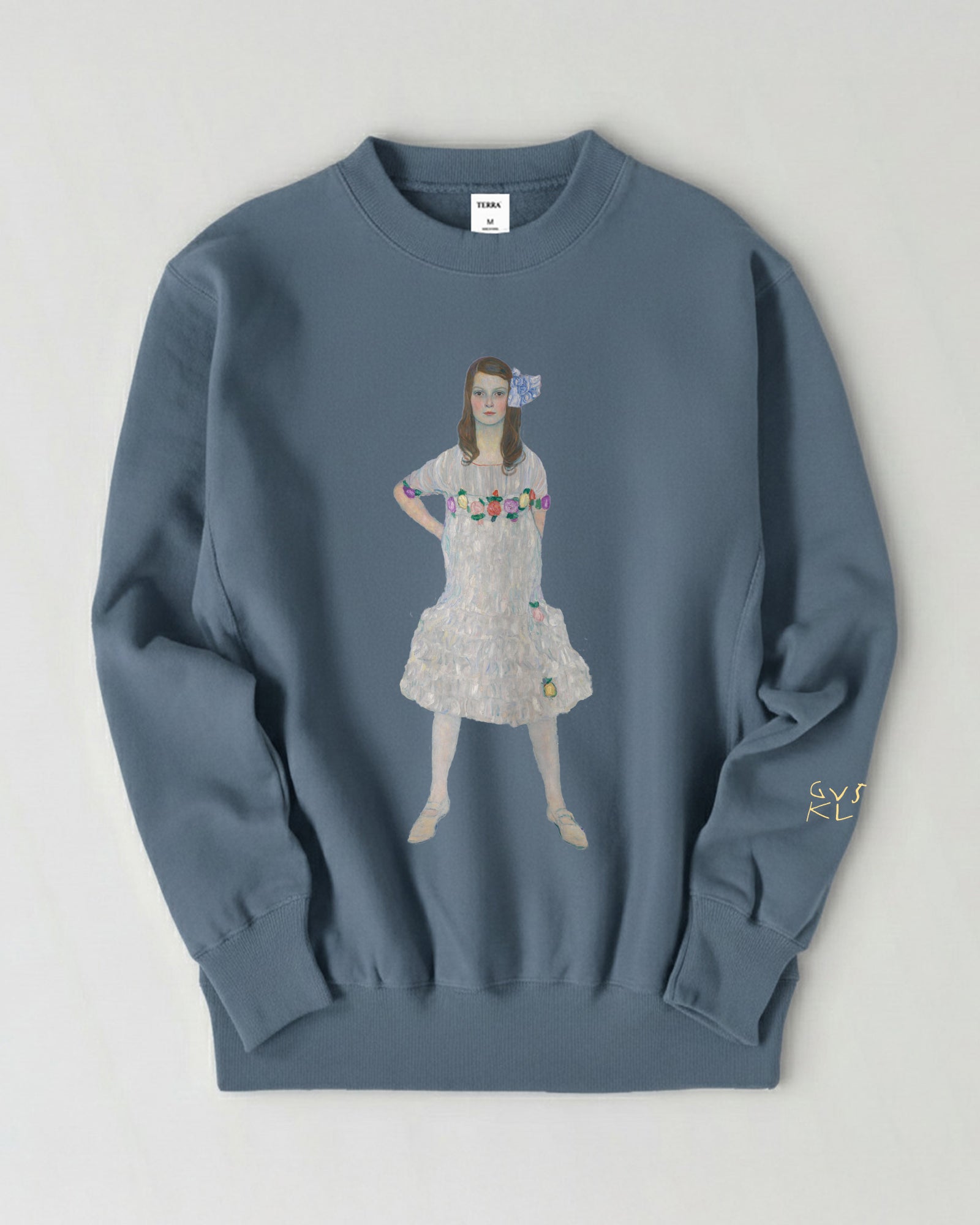 Gustav Klimt blue image