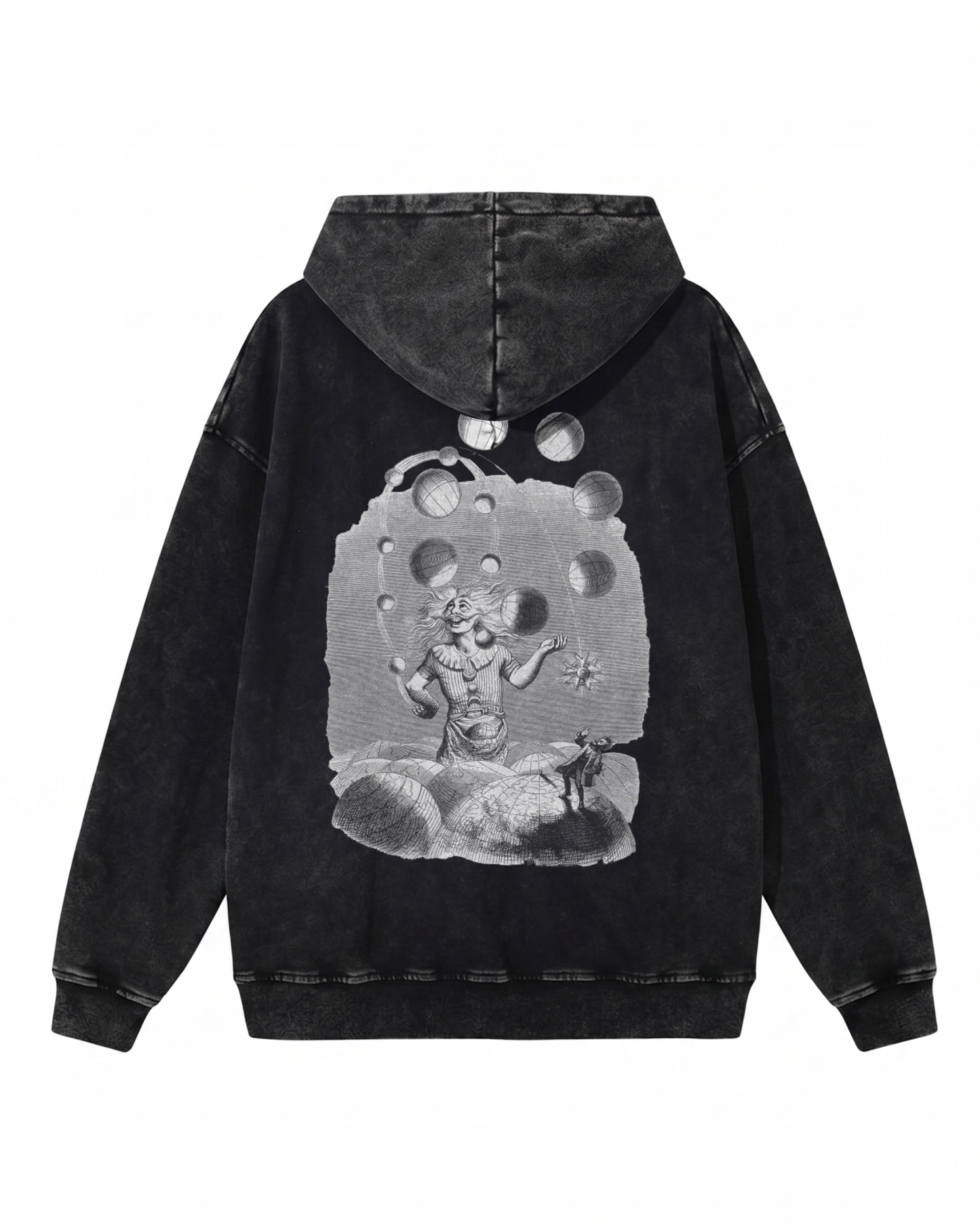 J.J. Grandville Snow Washed Loose Hoodie
