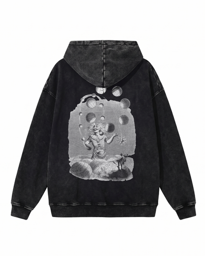 J.J. Grandville Snow Washed Loose Hoodie
