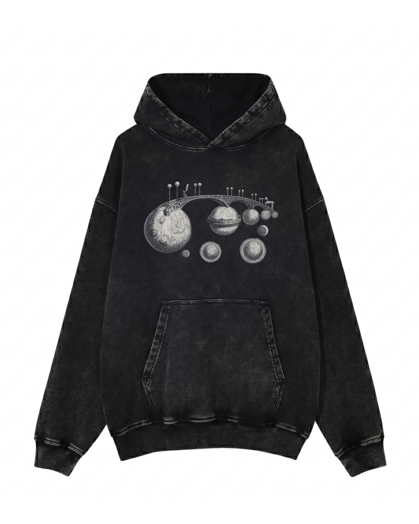 J.J. Grandville Snow Washed Loose Hoodie