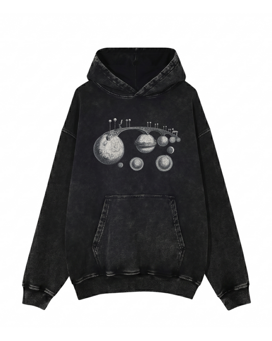 J.J. Grandville Snow Washed Loose Hoodie