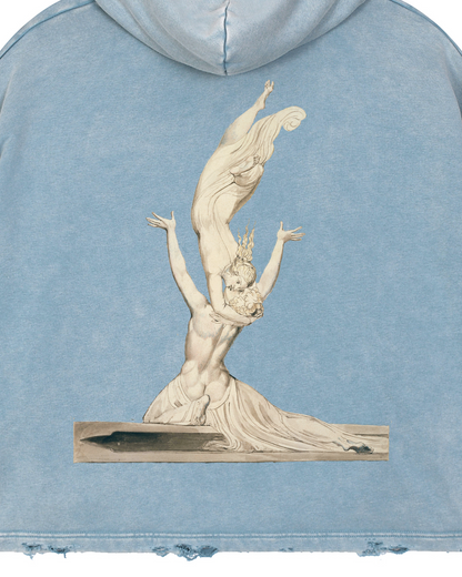William Blake Art Vintage Hoodie