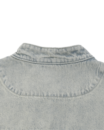 Gustav Moreau Art Vintage Wash Zip Denim Jacket