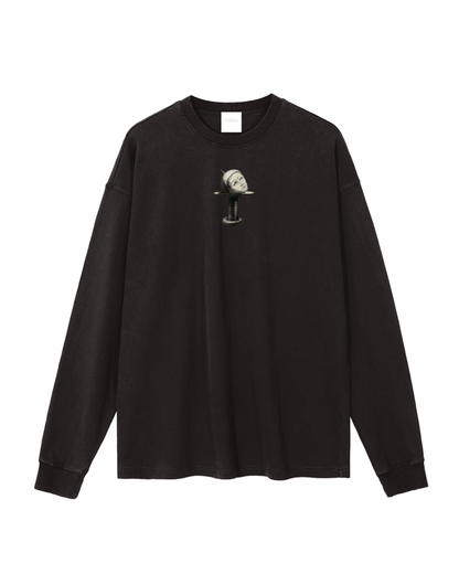 Odilon Redon Art Vintage Washed Long Sleeve T-Shirt