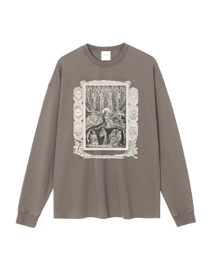 William Blake Art Vintage Long Sleeve T-Shirt