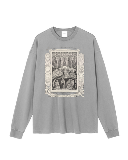 William Blake Art Vintage Long Sleeve T-Shirt
