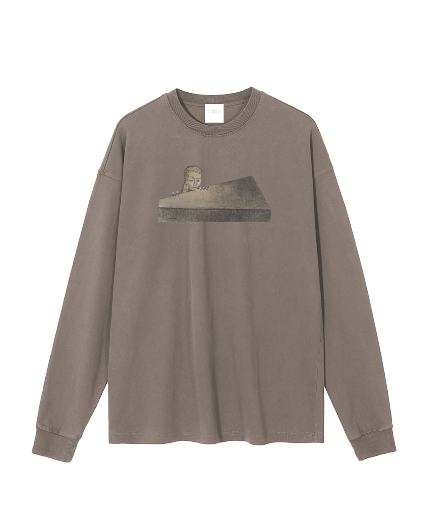 Odilon Redon Art Vintage Washed Long Sleeve T-Shirt