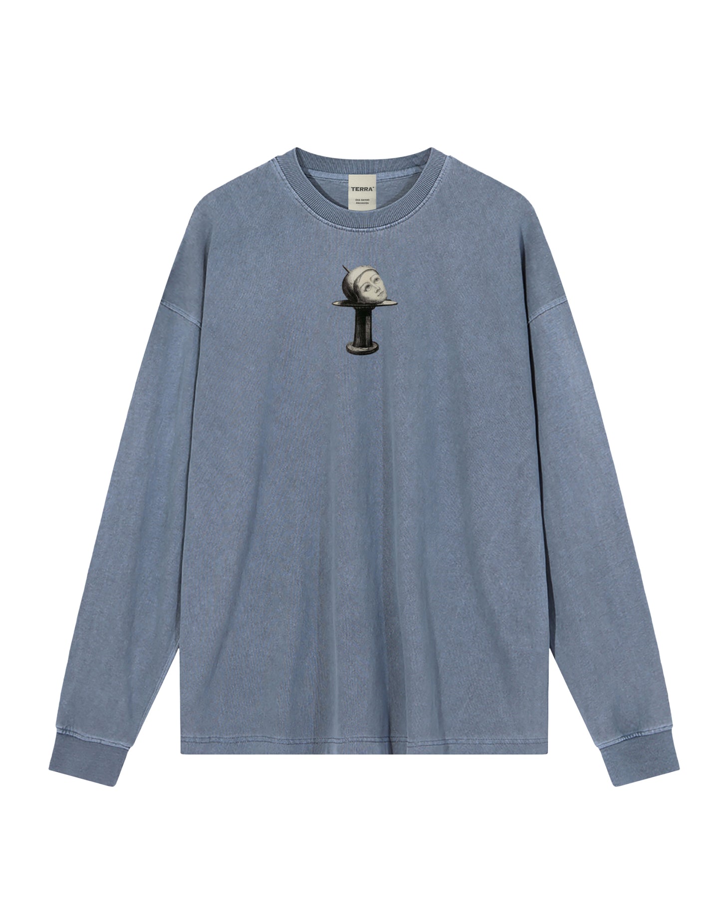 Odilon Redon Art Vintage Washed Long Sleeve T-Shirt