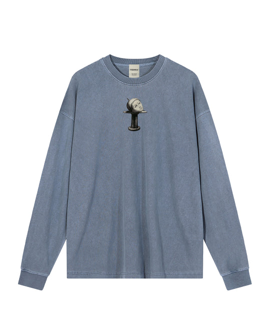 Odilon Redon Art Vintage Washed Long Sleeve T-Shirt