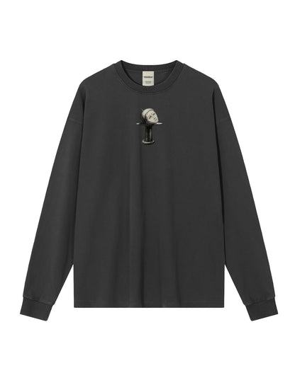 Odilon Redon Art Vintage Washed Long Sleeve T-Shirt