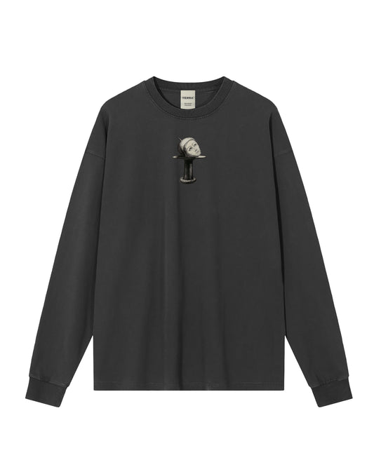 Odilon Redon Art Vintage Washed Long Sleeve T-Shirt