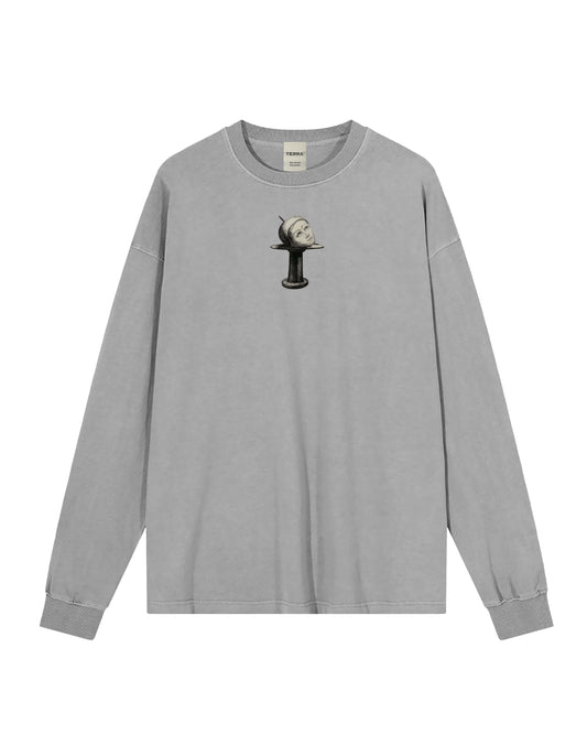 Odilon Redon Art Vintage Washed Long Sleeve T-Shirt