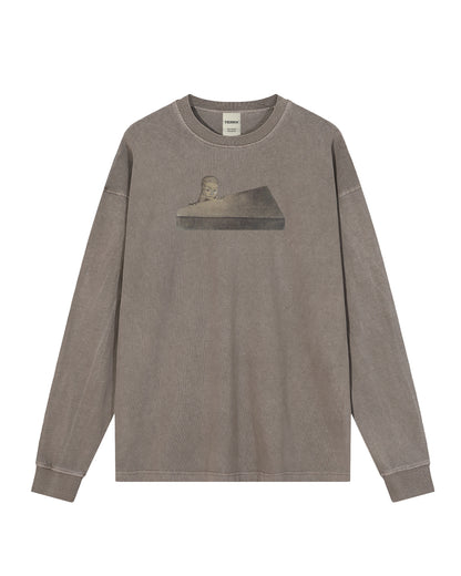 Odilon Redon Art Vintage Washed Long Sleeve T-Shirt
