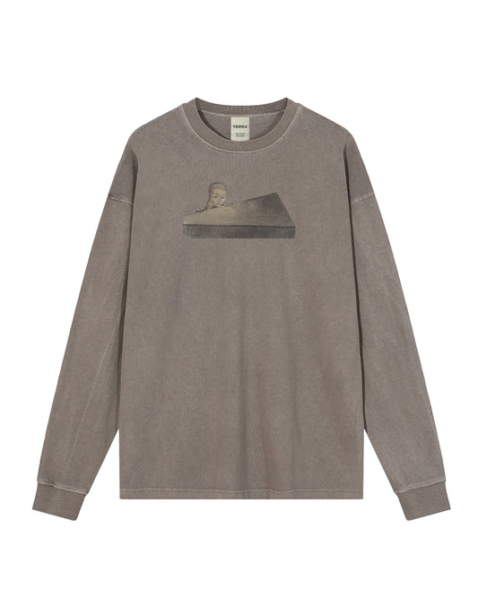 Odilon Redon Art Vintage Washed Long Sleeve T-Shirt