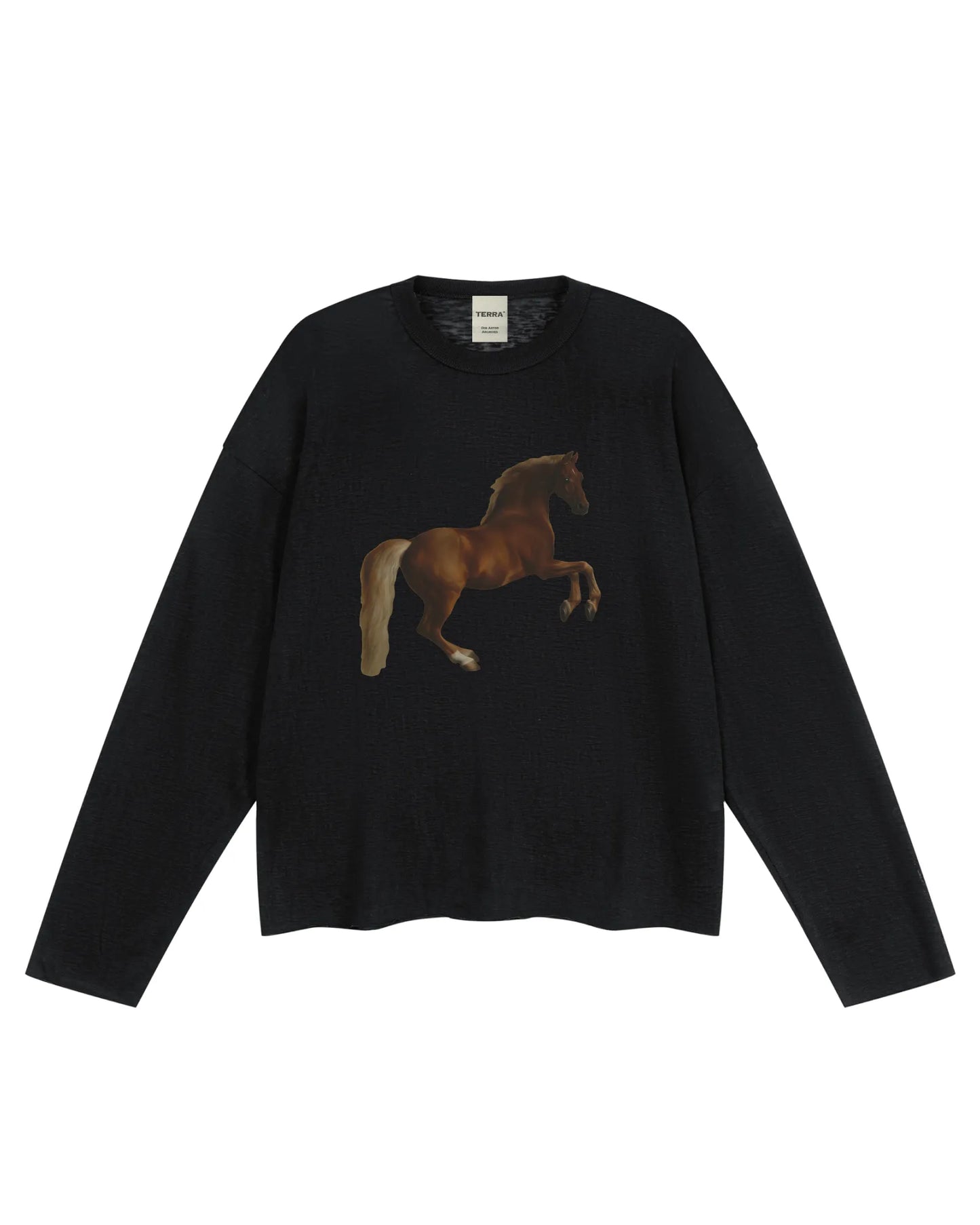 George Stubbs Whistlejacket Sheer Long Sleeve